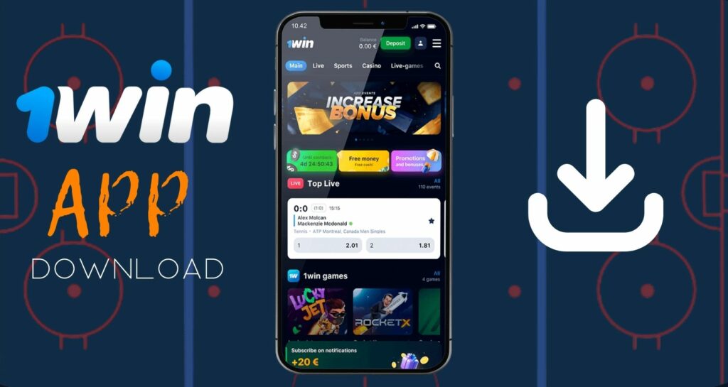 1win sports betting application download and install