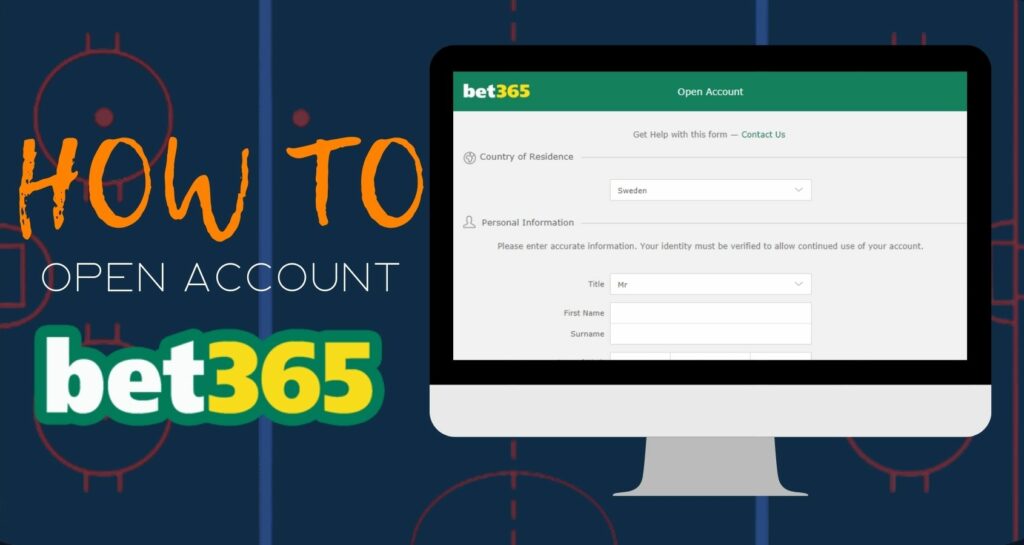 How to open account at Bet365 betting website