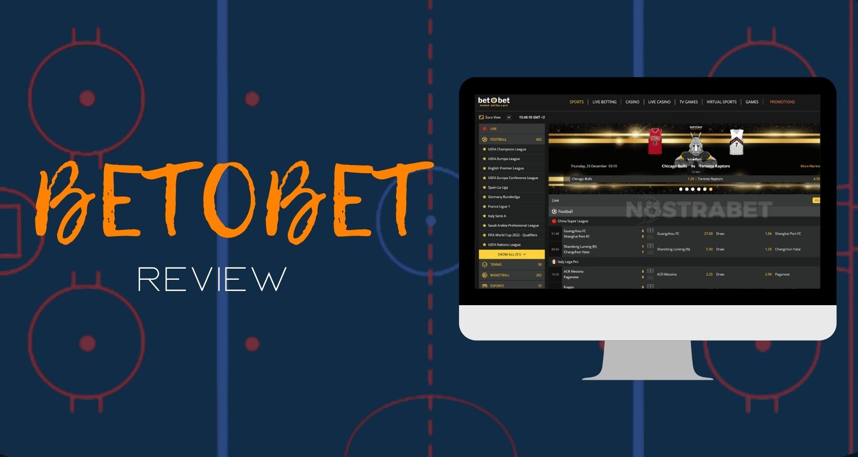 BetObet sports betting options and site overview