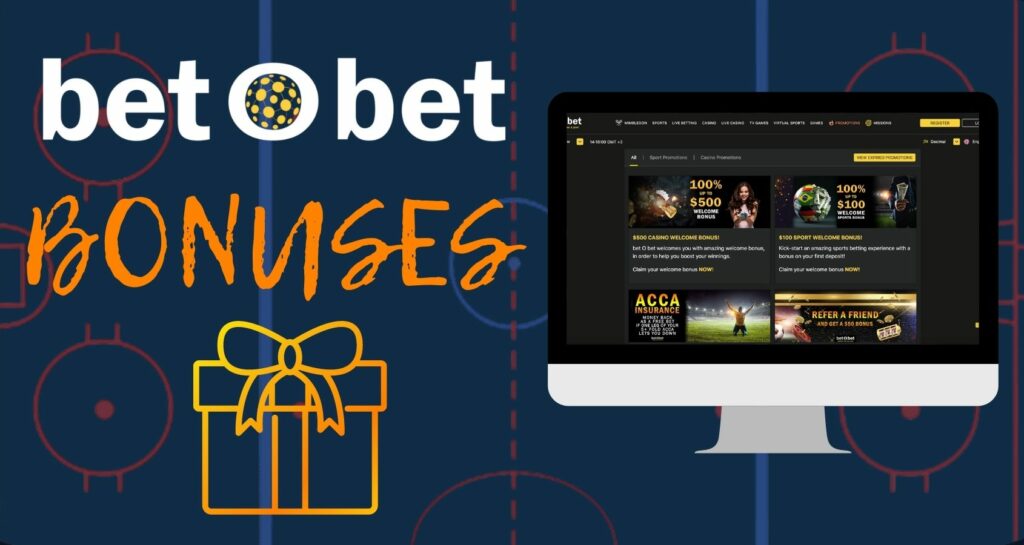 Bonuses and promotions at BetObet betting site