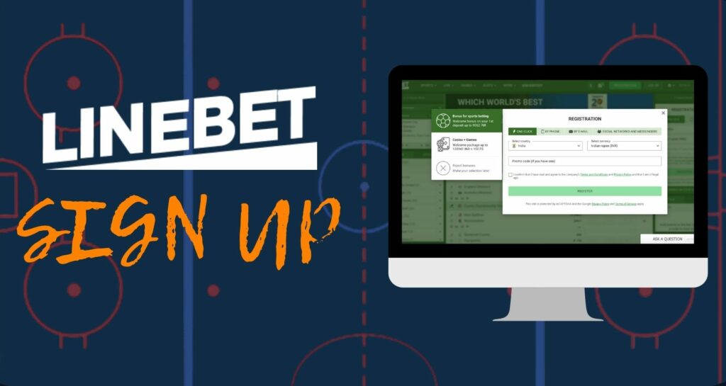 Linebet betting site Registration instruction