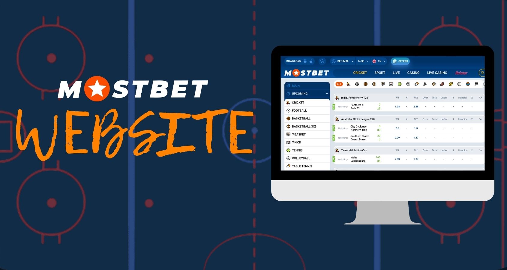Mostbet sports betting Website instruction