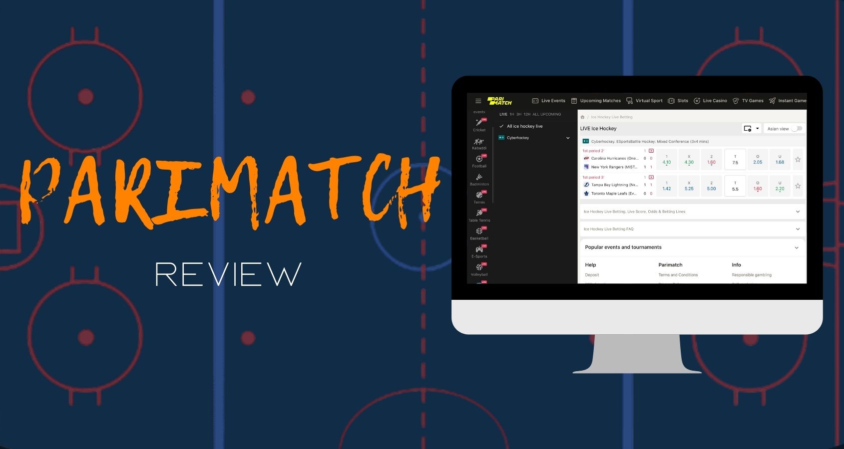 Parimatch Sports betting website overview