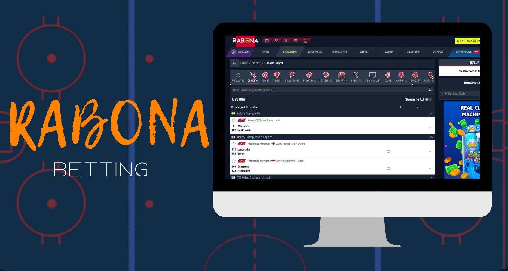Rabona Sports Betting Website instruction