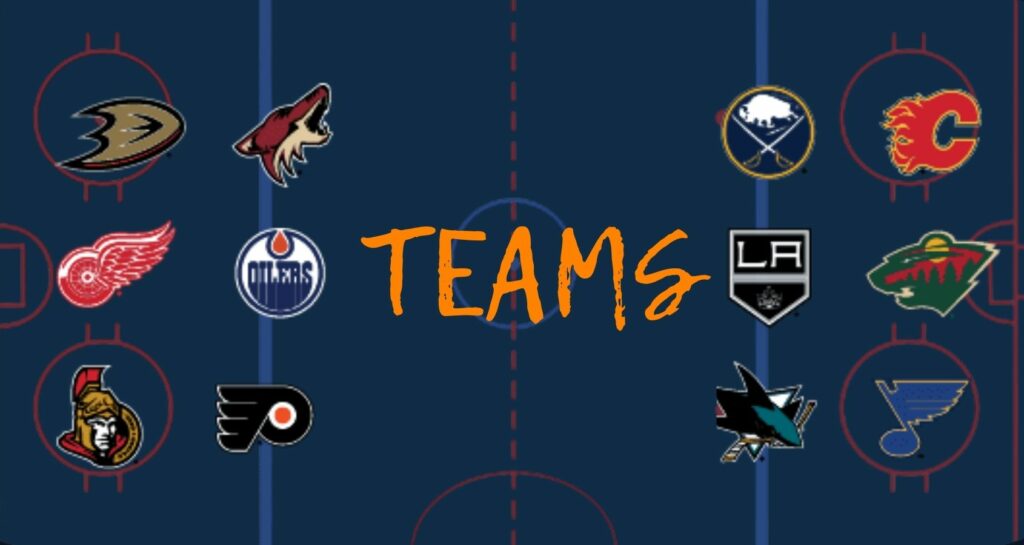 Popular Ice hockey teams list
